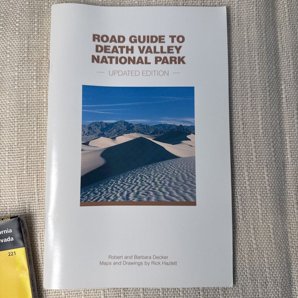 Death Valley Map Guide Lot National Geographic Illustrated Map Road & Hike Guide - Picture 5 of 16
